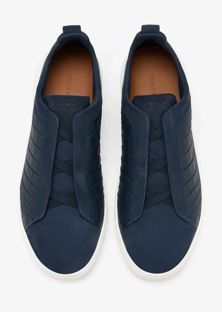 Croc Leather Triple Stitch SecondSkin