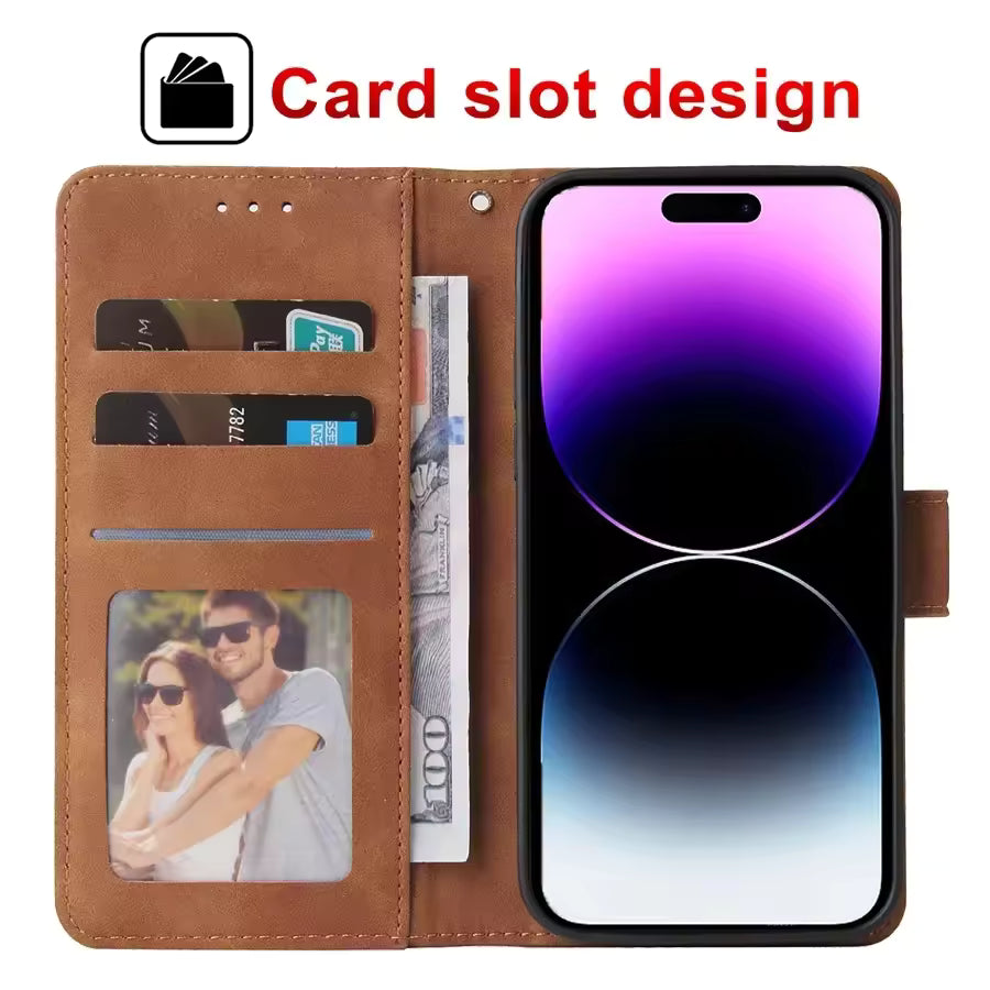 CASEVYN Clear Ring — transparent iPhone case with orange ring holder and card slot